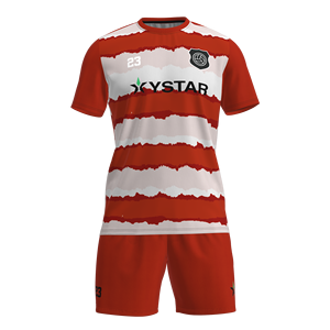 Pacchetto Uniforme Calcio Professionale: Maglia e Pantaloncini in Tessuto Traspirante Elasticizzato a Quattro Vie - Product Image 2