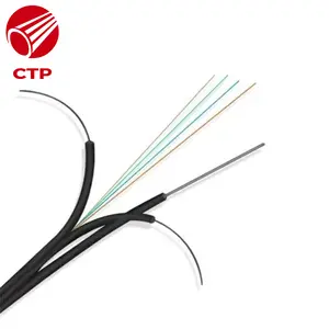 Cavo a goccia FTTH 1core 2core 4core G652D G655 G657A1 modalità singola fibra ottica prezzo FTTH tamburo di legno