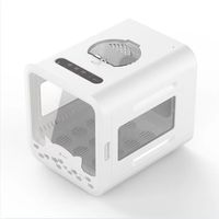 Boîte de séchage pour animaux de compagnie de haute qualité avec panneau tactile, contrôle de la minuterie, élimination de l'humidité et chambre spacieuse pour le toilettage quotidien