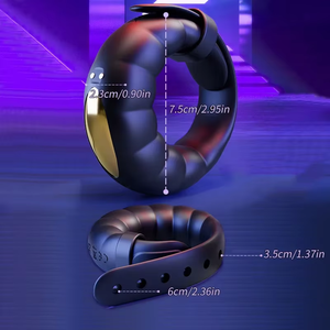 Anillo Vibrador para Pene con Hebilla Ajustable y Control por APP, Anillo para Retrasar la Eyaculación, <span class=keywords><strong>Jaula</strong></span> <span class=keywords><strong>de</strong></span> <span class=keywords><strong>Castidad</strong></span>, Juguete Sexual para Hombres - Product Image 6