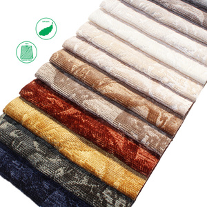 <span class=keywords><strong>Tissu</strong></span> de couvre-lit en chenille <span class=keywords><strong>au</strong></span> mètre <span class=keywords><strong>Tissu</strong></span> d'<span class=keywords><strong>ameublement</strong></span> en <span class=keywords><strong>velours</strong></span> polyester <span class=keywords><strong>Tissu</strong></span> rayé en chenille pour canapé - Product Image 1