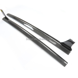 Jupes latérales en Fiber de carbone de style lame Kit de carrosserie de pare-chocs jupe de porte latérale pour <span class=keywords><strong>Audi</strong></span> <span class=keywords><strong>A3</strong></span> S3 2014-2020 <span class=keywords><strong>Sport</strong></span> trois berlines - Product Image 3