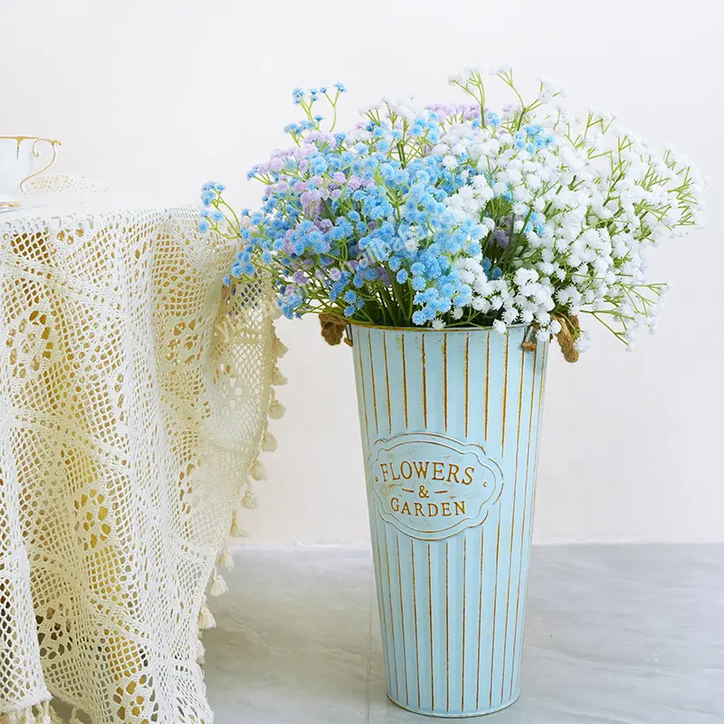 नए उत्पाद 108हेड्स उच्च गुणवत्ता वाले हॉर्थोरिया मिनिमस फूल, शादी की सजावट के लिए कृत्रिम फूल