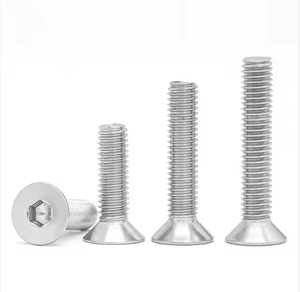 M1.6 25mm M2 M4 M6 x 35mm m8x70 M10 M12 thép không gỉ <span class=keywords><strong>din7991</strong></span> Titan chìm Đầu phẳng ổ cắm bu lông Torx M3 Allen vít - Product Image 5