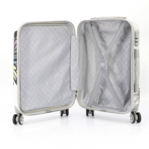 Atacado Impresso Carrinho De Borboleta Cinza Escuro 12/14/16/20/24/28 Polegada ABS + PC Bagagem Personalizada para Meninas - Product Image 6