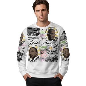 <b>Men's</b> Short Sleeve <b>Turtleneck</b> Sweatshirt 100% Cotton Jersey Silk Screen Printed Solid Formal Regular Fit Eco-Friendly - Product Image 6