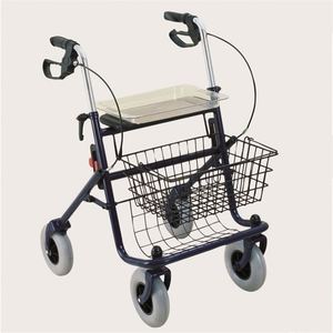 Silla de caminar asistida <span class=keywords><strong>para</strong></span> ancianos y discapacitados Andador de acero y andador Estabilidad <span class=keywords><strong>para</strong></span> movilidad limitada <span class=keywords><strong>para</strong></span> personas de compras - Product Image 2
