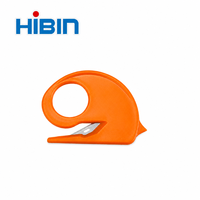 Alat Pemotong Tali Plastik, Film Stretch, dan Tali HB8116 Ring Safety Cutter, Genggam, OEM ODM Warna Kustom