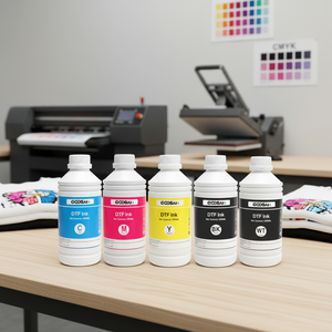 <span class=keywords><strong>Encre</strong></span> d'impression DTF super blanche de haute qualité pour imprimante grand format 1000ML, compatible avec les têtes d'impression <span class=keywords><strong>Epson</strong></span> I3200 Xp600 1390 Dx6 4720 - Product Image 1