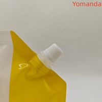 Pochette souple écologique à bec verseur imprimée en héliogravure, recyclable en PET/Nylon/PE, pour emballage liquide (shampoing, jus, cosmétiques)