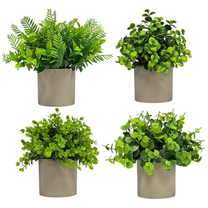 Décoration de salon, bureau, entrée, armoire à vin, fleur artificielle, simulation de petite plante en pot - Product Image 1