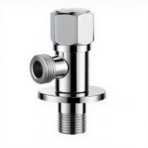 Válvula angular de acero inoxidable 304 con rosca hembra cromada para accesorio de grifo de ducha - Product Image 2