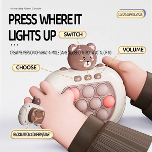 Trẻ em thế hệ thứ hai qua biên giới nhấn trò chơi câu đố Báo Chí để giải nén các bé trai và bé gái Đồ chơi whack-a-nốt ruồi - Product Image 3