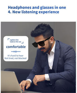 แว่นตาอัจฉริยะลดราคา หูฟังไร้สายบลูทูธ สำหรับกิจกรรมกลางแจ้ง ปั่นจักรยาน กันน้ำ พร้อมระบบเสียงอัจฉริยะ - Product Image 2