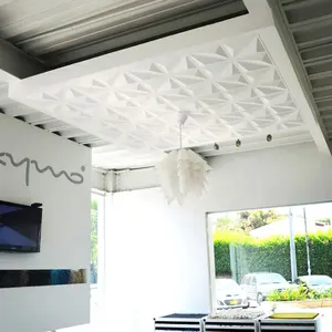 Home decor kunststoff decke dekorative 3d wand paneele pvc 3d wand papier