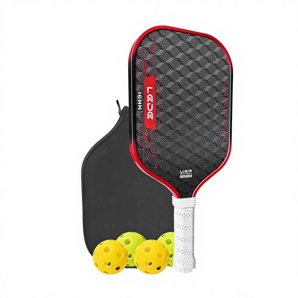 Motif de football 3D-rouge