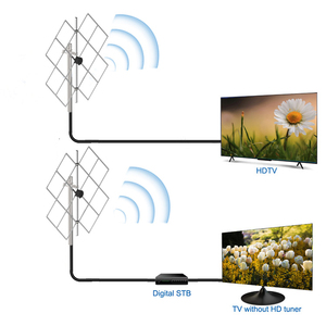 Antena de TV para Interiores y Exteriores, Antena DVB-T de Alta Ganancia, Antena Digital VHF HDTV para Canales Gratuitos - Product Image 2
