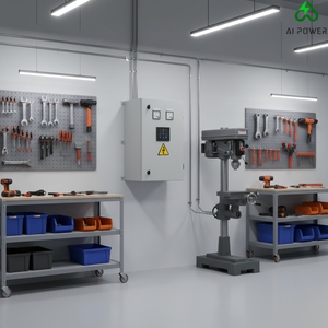 Interruptor Trifásico Industrial Tipo PC de 4 Polos con Capacidad de Ruptura de 10KA, Corriente de 10A, 40A-2500A, con Tecnología de IA - Product Image 1