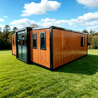 Maison conteneur préfabriquée moderne, portable, extensible et respirante, tout-en-un, pour bureau modulaire, bureau à domicile et entrepôt