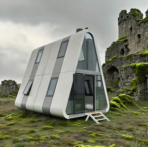 Camera d'Albergo Prefabbricata di Lusso a Due Piani in Stile Vittoriano, Ecologica e Ignifuga in Acciaio per <span class=keywords><strong>Resort</strong></span>, Parchi Commerciali e Soggiorni - Product Image 2