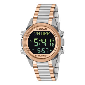 x-gear 不锈钢祈祷 azan 手腕手表阿拉伯麦加伊斯兰 qibla 方向穆斯林