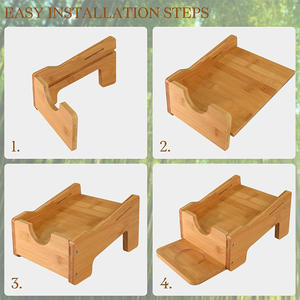 Nuovo arrivo porta detersivo per bucato in bambù con vassoio ad angolo portabicchieri porta <span class=keywords><strong>detersivi</strong></span> con cinturino per lavanderia <span class=keywords><strong>Organizer</strong></span> - Product Image 6