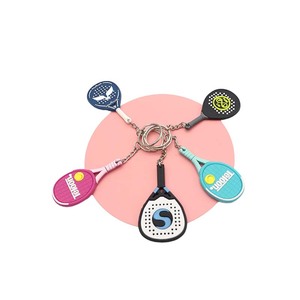 Wsnbwye padel panoramique regalo Anime DIY llavero de goma lindo bolas de Pádel de goma <span class=keywords><strong>Babolat</strong></span> llavero - Product Image 2