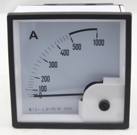 AOYI HN-96 96*96 Compteur analogique à aiguille de classe 1.5, ampèremètre, voltmètre, fréquencemètre, facteur de puissance pour armoire de commande