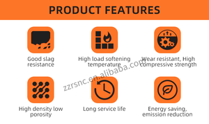 Rongsheng cường độ cao tự chảy vật liệu chịu lửa castables cao alumina thấp xi măng unshaped vật liệu chịu lửa - Product Image 4