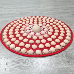 Массажный коврик из натурального массива дерева для ног, домашний, для массажа по методу скребкового и точечного воздействия, способствует улучшению сна, супер-эффект для ног - Product Image 2