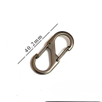 Porte-clés métalliques personnalisés, cordons pour téléphone portable, mousquetons d'escalade, clips en forme de 8, accessoires de bricolage en bronze antique