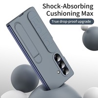 Coque de téléphone avec support bracelet pour Samsung Z Fold 7, étui intégral en PC mat anti-traces de doigts pour Galaxy Z Fold 3 4 5 6 7