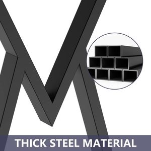 Marcos de mesa Restaurante Escritorio Oficina Acero Comedor Muebles Metal Hierro fundido Comedor industrial Mesa de centro Banco Patas para mesa - Product Image 5