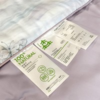 Parure de lit quatre pièces moderne et minimaliste en soie imprimée douce pour l'été, rafraîchissante et protéinée