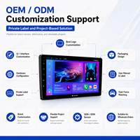Reproductor Multimedia Universal para Auto Android FYDZ de 9/10 Pulgadas, Radio 2 Din, Estéreo, Navegación GPS, CarPlay, Android Auto, 4G, WIFI, DSP