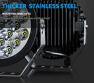 Foco Aurora Comb <span class=keywords><strong>de</strong></span> 105W para Camioneta Todoterreno, Luz <span class=keywords><strong>de</strong></span> Trabajo <span class=keywords><strong>de</strong></span> 7 Pulgadas, Luces LED <span class=keywords><strong>de</strong></span> Conducción Todoterreno 4X4 - Product Image 3