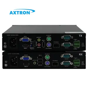 RS232 & 485 PS/2 USB2.0 Dual Monitor FullHD 60Hz 500m 80km VGA HDM I KVM Extender über Glasfaser