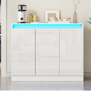 Aparador <span class=keywords><strong>de</strong></span> <span class=keywords><strong>Cocina</strong></span> con Cajones, Mueble Moderno <span class=keywords><strong>de</strong></span> Lujo - Product Image 3