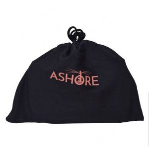 Sac à cordon personnalisé en coton noir de grande taille, sacs à main de luxe, produits en cuir, housse de protection pour chaussures, vêtements et chapeaux - Product Image 4