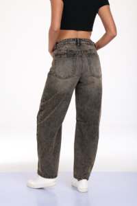 Jeans droits en denim pour femmes, mode 2026, lavage argenté, pantalon de tous les jours pour femmes - Product Image 6