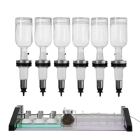 2025 nouveau distributeur de parfum intelligent à remplissage automatique de 12 bouteilles avec support en acrylique équipement d'hôtel de bar rentable