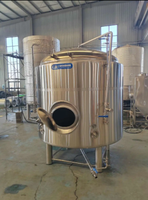 Cuve de Fermentation Électrique en Acier Inoxydable de 200L avec Agitateur et Contrôle PLC pour Mélange de Lait et Produits Chimiques