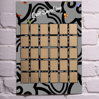 Vente en gros A2 liste de seau de motivation décoration murale cadeau calendrier inspirant arrêter de fumer affiche à gratter