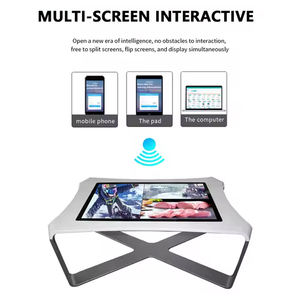 Système Android Windows à écran tactile intelligent de table numérique interactive d'affichage à cristaux liquides d'intérieur libre pour le <span class=keywords><strong>jeu</strong></span> de café de magasin de détail - Product Image 4