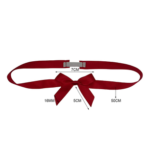 Trước gắn Ribbon cung với ban nhạc đàn hồi cho hộp trang trí Handmade Satin Quà tặng Cung cho gói quà tùy chỉnh logo in - Product Image 2