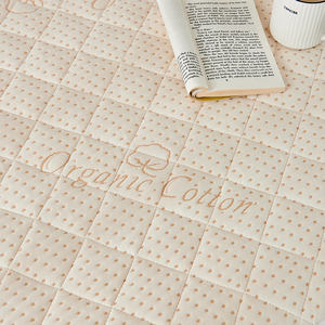 واقي مرتبة مبطن مضاد للحساسية من القطن العضوي، مقاوم للماء ومضاد لعث الغبار والبكتيريا، مناسب لجميع المواسم - Product Image 2