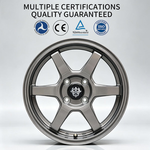 Cerchi in Lega di Alluminio Flowtone, Nuovi 15-16 Pollici 4x100 a 6 Razze per Mazda MX5 Miata, Mazda 2, Mazda 3 - Product Image 4