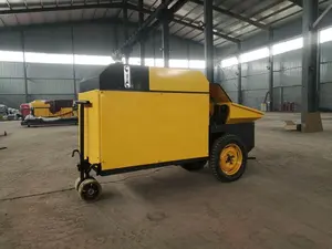 Horizontal Diesel Concrete Delivery Pump Mini Concrete Pump