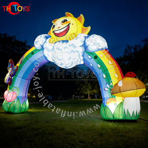 कस्टम डिजाइन आउटडोर विज्ञापन नायलॉन 5 मीटर इंफ्लेटेबल आर्क - Product Image 2