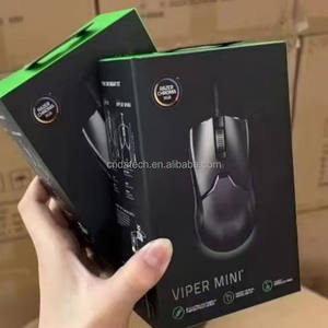 Viper <span class=keywords><strong>Mini</strong></span> souris de jeu RVB 8500 DPI capteur optique 61G interrupteur mécanique Ultra léger ordinateur portable PC ordinateur Gamer souris filaire - Product Image 4